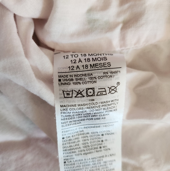 EUC Janie and Jack Floral Flutter Sleeve Top 12-18 months girl - Picture 4 of 7